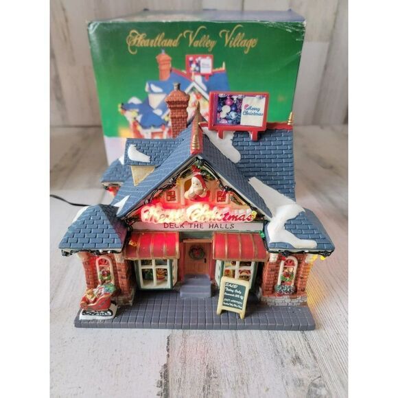 Heartland valley deck the halls 2007 village accessory xmas - Picture 1 of 9